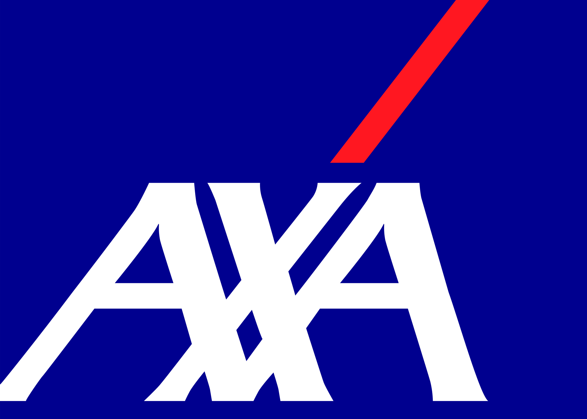 Logo AXA, assureur garantie décennale Renobat