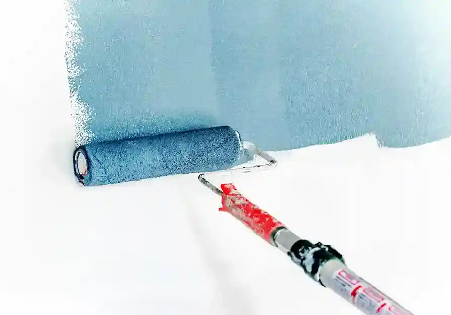Rouleau de peinture bleue professionnel - Matériel peintre Courbevoie
