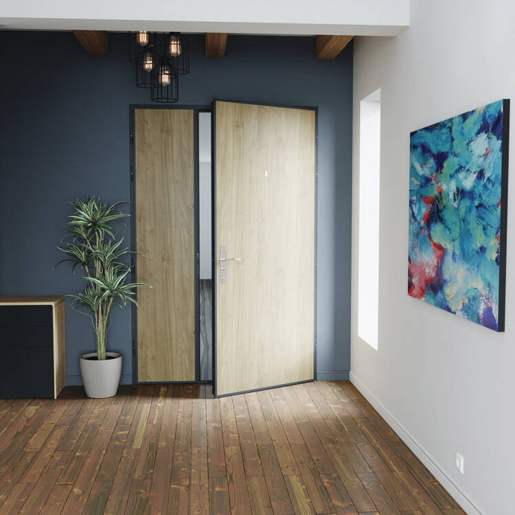 Porte blindée Double vantaux