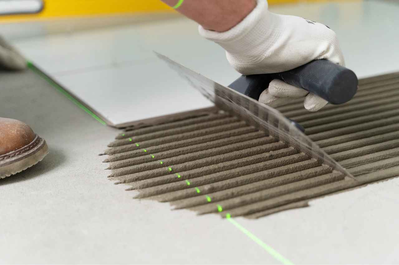 Travail soigné d’un carreleur à Courbevoie
